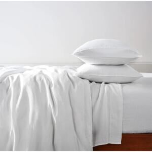 Brooklinen Washed European Linen Core Sheet Set White